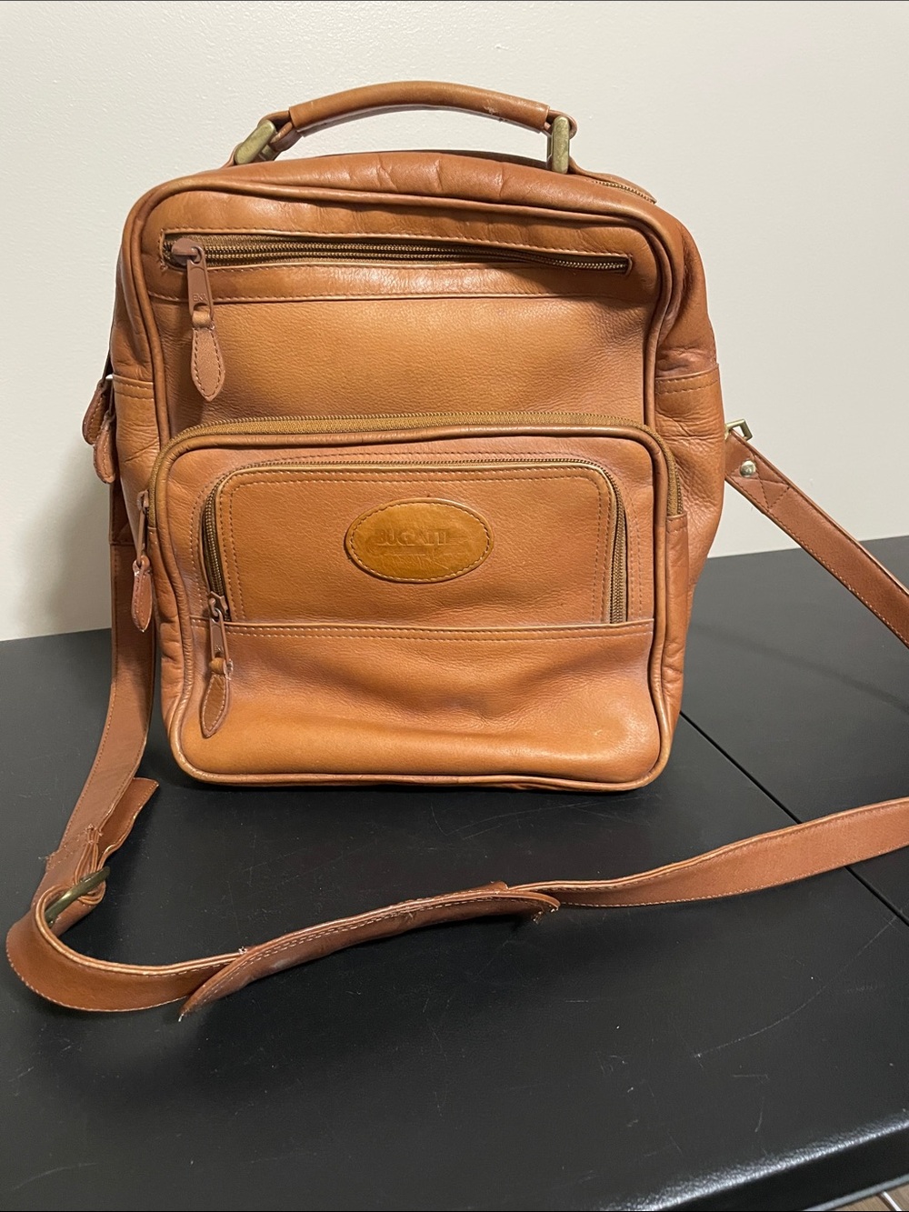 Vintage Bugatti Leather Bag